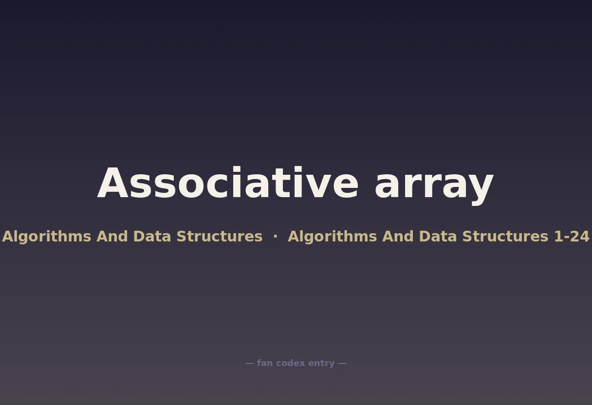 Associative array