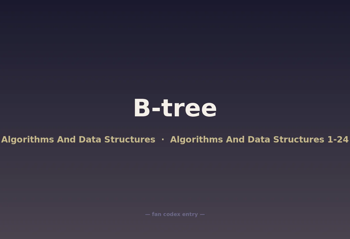 B-tree