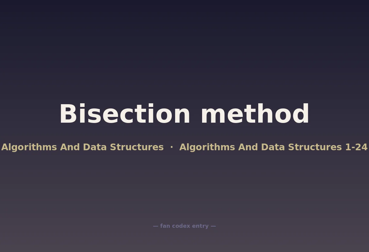 Bisection method