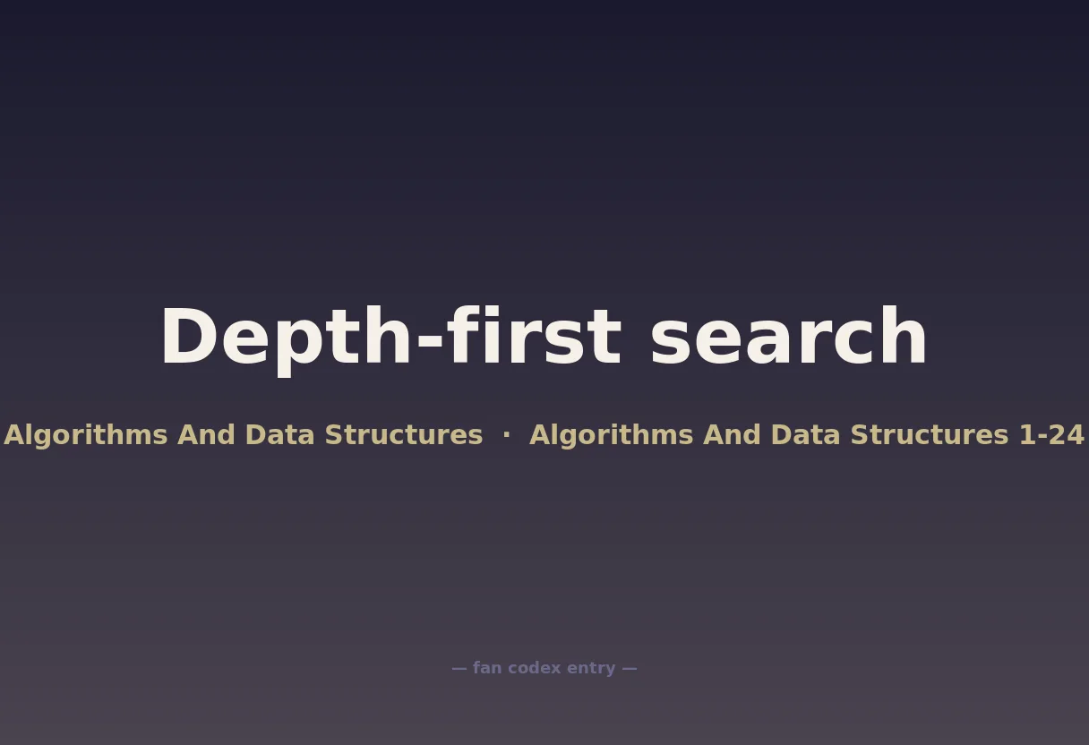 Depth-first search