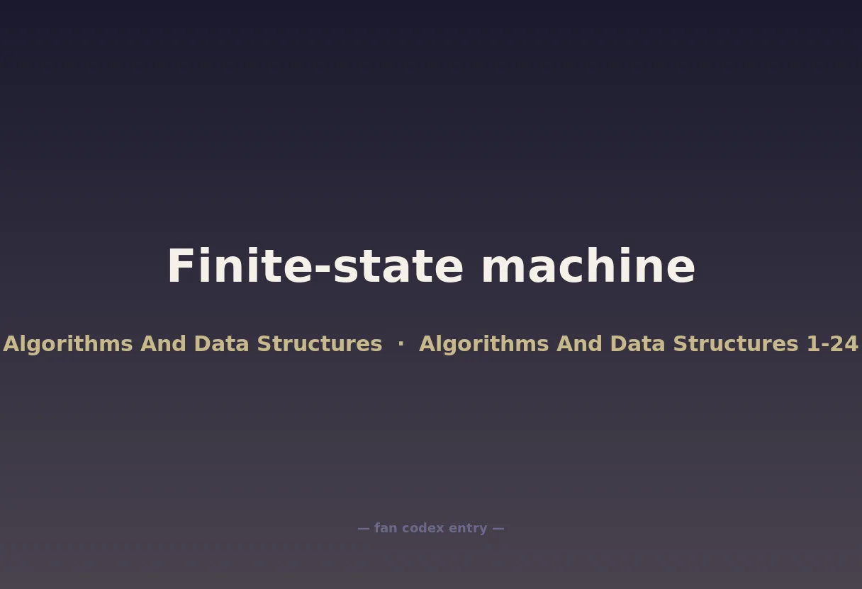 Finite-state machine