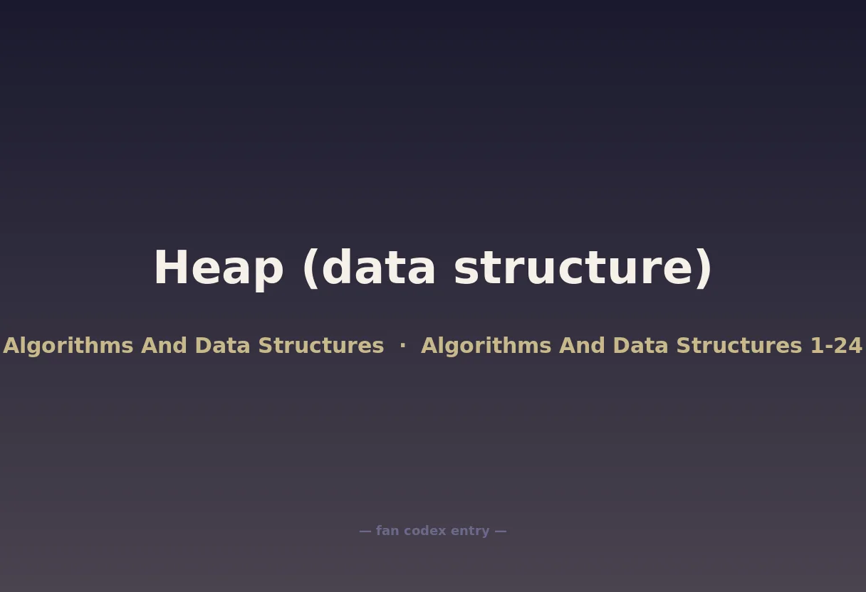 Heap (data structure)