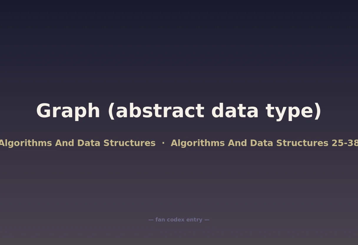 Graph (abstract data type)