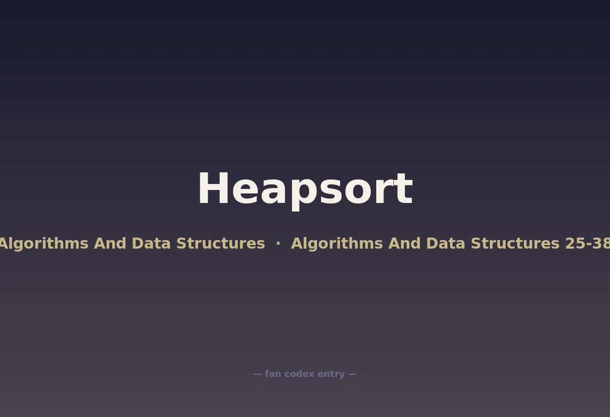 Heapsort